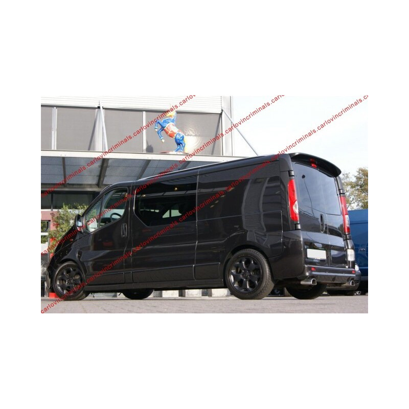 Spoiler posteriore Renault Trafic / Opel Vivaro con porte a battente (2001-2014) (Cod. C-C-L-CSP0459