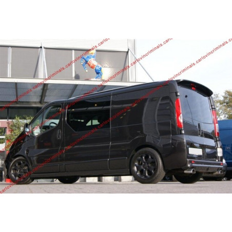 Spoiler posteriore Renault Trafic / Opel Vivaro con porte a battente (2001-2014) (Cod. C-C-L-CSP0459