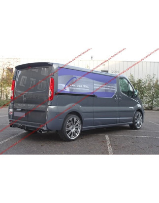 Spoiler posteriore Renault Trafic / Opel Vivaro con porte a battente (2001-2014) (Cod. C-C-L-CSP0459