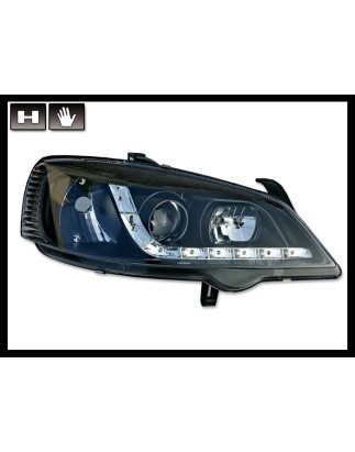 Fari Day Light Opel Astra G Nero (Cod. E-FAO0082)