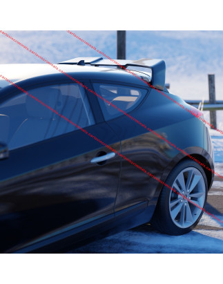 Spoiler posteriore Renault Megane 3 Coupé - stile RS per modello standard (Cod. C-C-L-CSP0467)