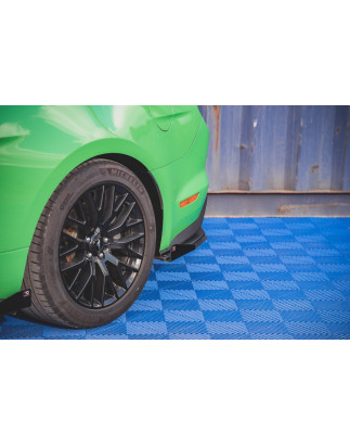 Splitters posteriori laterali Street Pro V.1 + Flaps Ford Mustang GT Mk6 Facelift (Cod. M-FOMU6FGTCN