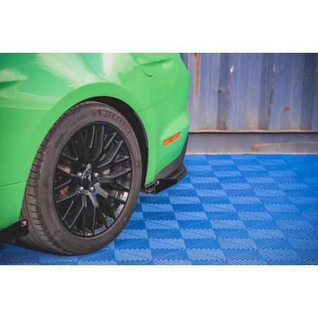 Splitters posteriori laterali Street Pro V.1 + Flaps Ford Mustang GT Mk6 Facelift (Cod. M-FOMU6FGTCN