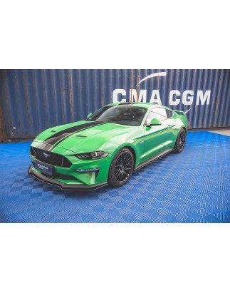 Diffusori minigonne street pro V.1 Ford Mustang GT Mk6 Facelift (Cod. M-FOMU6FGTCNC-SD1B)