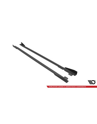 Diffusori minigonne street pro V.1 + Flaps Ford Mustang GT Mk6 Facelift (Cod. M-FOMU6FGTCNC-SD1B+SRF