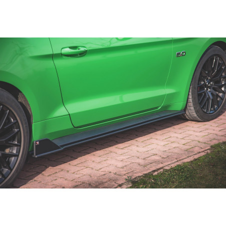 Diffusori minigonne street pro V.2 Ford Mustang GT Mk6 Facelift (Cod. M-FOMU6FGTCNC-SD2B)