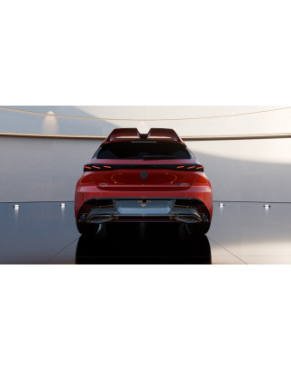 Spoiler posteriore Peugeot 308 III berlina dal 2021 (Cod. C-C-L-CSP0491)