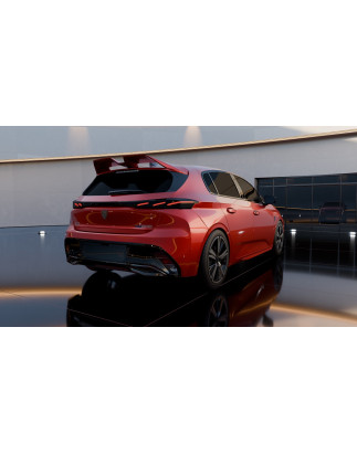 Spoiler posteriore Peugeot 308 III berlina dal 2021 (Cod. C-C-L-CSP0491)