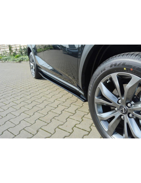 Diffusori minigonne Lexus NX Preface/Facelift nero opaco (Cod. LE-NX-1-SD1T) LE-NX-1-SD1T