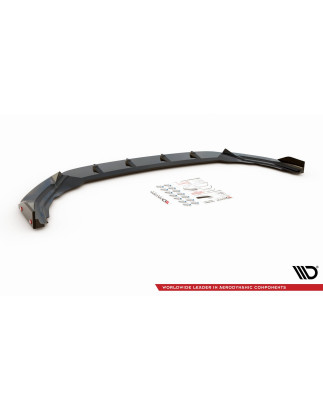 SPLITTER ANTERIORE V.2 + Flaps Volkswagen Golf R  / Variant  Mk8 (Cod. M-VW-GO-8-R-FD2G+FSF)