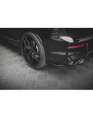 Splitters posteriori laterali V.2 for Volkswagen Golf R  Mk8 (Cod. M-VW-GO-8-R-RSD2G)