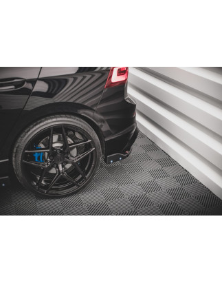 Splitters posteriori laterali V.2 + Flaps Volkswagen Golf R  Mk8 (Cod. M-VW-GO-8-R-RSD2G+RSF)