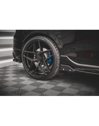 Splitters posteriori laterali V.2 + Flaps Volkswagen Golf R  Mk8 (Cod. M-VW-GO-8-R-RSD2G+RSF)