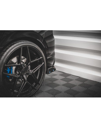 Splitters posteriori laterali V.2 + Flaps Volkswagen Golf R  Mk8 (Cod. M-VW-GO-8-R-RSD2G+RSF)