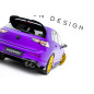Splitters posteriori laterali V.2 + Flaps Volkswagen Golf R  Mk8 (Cod. M-VW-GO-8-R-RSD2G+RSF)