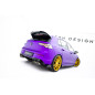 Splitters posteriori laterali V.2 + Flaps Volkswagen Golf R  Mk8 (Cod. M-VW-GO-8-R-RSD2G+RSF)