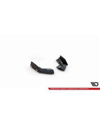 Splitters posteriori laterali V.2 + Flaps Volkswagen Golf R  Mk8 (Cod. M-VW-GO-8-R-RSD2G+RSF)