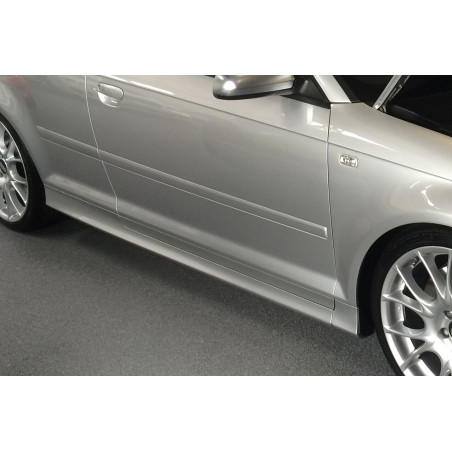 Minigonne laterali Audi A3 8P 3 porte (2003-2012) stile S3 (Cod. C-C-L-CSP0526)