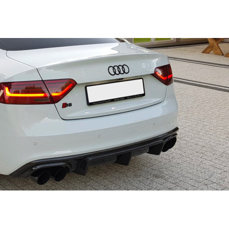 Sottoparaurti posteriore Audi A5 8T S-Line (2012-2016) diffusore / aggiunta paraurti (Cod. C-C-L-CSP