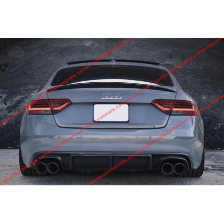 Diffusore posteriore Audi A5 Coupé 2007-2011 per paraurti standard (non compatibile con versioni S-