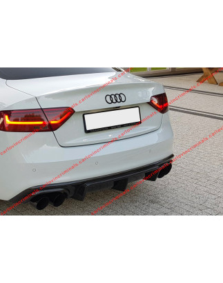 Diffusore posteriore Audi A5 Coupé 2007-2011 per paraurti standard (non compatibile con versioni S-
