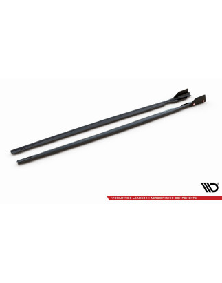 Diffusori minigonne V.2 + Flaps Volkswagen Golf R  Mk8 (Cod. M-VW-GO-8-R-SD2G+SF)