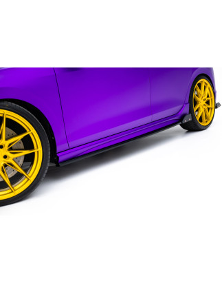 Diffusori minigonne V.2 + Flaps Volkswagen Golf R  Mk8 (Cod. M-VW-GO-8-R-SD2G+SF)
