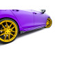 Diffusori minigonne V.2 + Flaps Volkswagen Golf R  Mk8 (Cod. M-VW-GO-8-R-SD2G+SF)