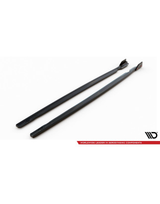 Diffusori minigonne V.2 + Flaps Volkswagen Golf R  Mk8 (Cod. M-VW-GO-8-R-SD2G+SF)