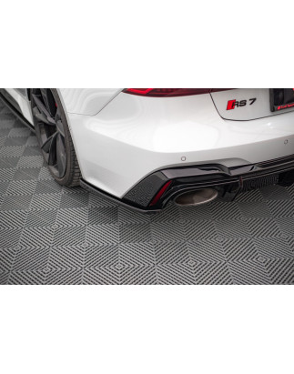 Splitters posteriori laterali V.2 Audi RS7 C8 (Cod. M-AU-RS6-C8-RSD2G)