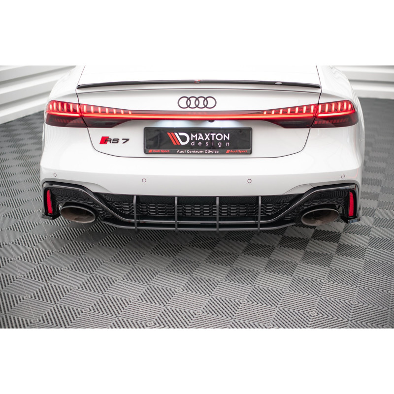 DIFFUSORE POSTERIORE street pro Audi RS7 C8 / RS6 C8 / C8 Facelift (Cod. M-AURS7C8CNC-RS1B)