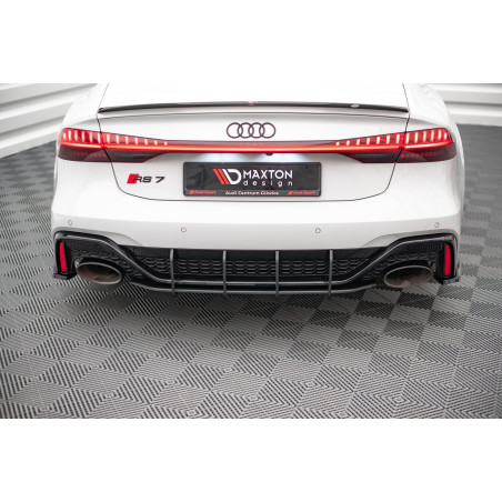 DIFFUSORE POSTERIORE street pro Audi RS7 C8 / RS6 C8 / C8 Facelift (Cod. M-AURS7C8CNC-RS1B)