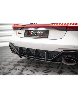 DIFFUSORE POSTERIORE street pro Audi RS7 C8 / RS6 C8 / C8 Facelift (Cod. M-AURS7C8CNC-RS1B)