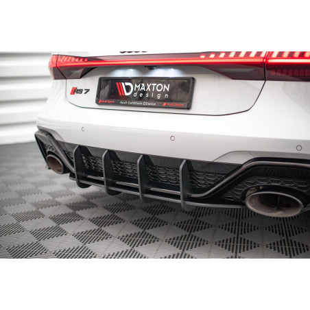 DIFFUSORE POSTERIORE street pro Audi RS7 C8 / RS6 C8 / C8 Facelift (Cod. M-AURS7C8CNC-RS1B)