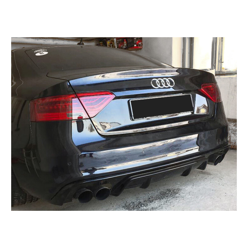 Diffusore posteriore Audi A5 Sportback 8TA S-Line (restyling 2012-2016) sottoparaurti (Cod. C-C-L-CS