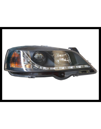 Fari Day Light Opel Astra G Black Mod.III (Cod. E-FAO0088)