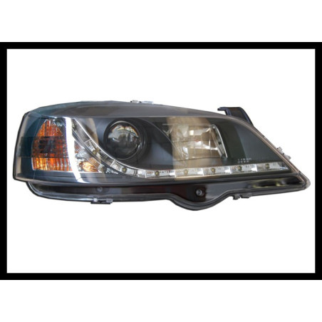 Fari Day Light Opel Astra G Black Mod.III (Cod. E-FAO0088)
