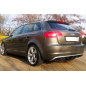 Diffusore posteriore Audi A3 8P RS3 stile 2008-2012 restyling (Cod. C-C-L-CSP0572)