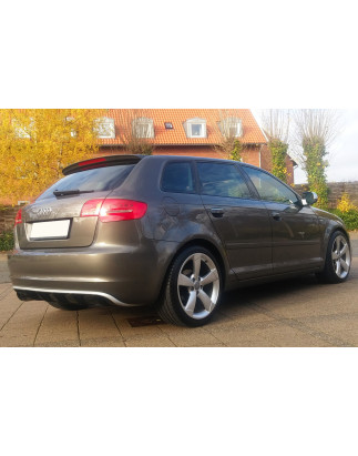Diffusore posteriore Audi A3 8P RS3 stile 2008-2012 restyling (Cod. C-C-L-CSP0572)