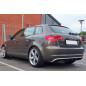 Diffusore posteriore Audi A3 8P RS3 stile 2008-2012 restyling (Cod. C-C-L-CSP0572)