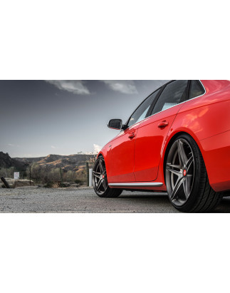 Minigonne laterali Audi A4 B8 (2008-2015) stile S4 / RS4 / S-Line (Cod. C-C-L-CSP0587)