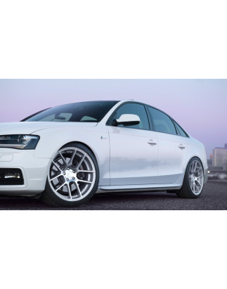 Minigonne laterali Audi A4 B8 (2008-2015) stile S4 / RS4 / S-Line (Cod. C-C-L-CSP0587)