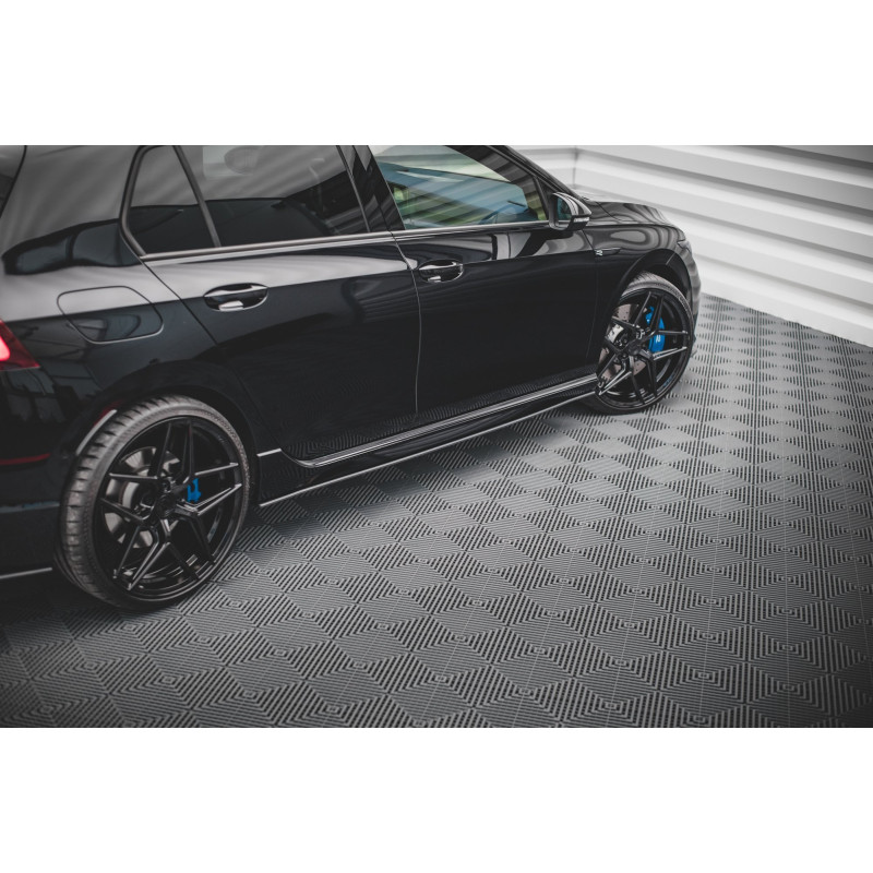 Diffusori minigonne street pro Volkswagen Golf R Mk8 (Cod. M-VWGO8RCNC-SD1B)