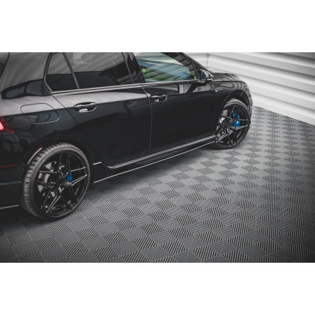Diffusori minigonne street pro Volkswagen Golf R Mk8 (Cod. M-VWGO8RCNC-SD1B)