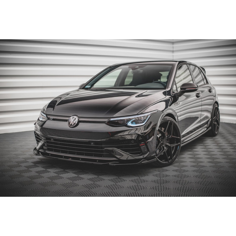 SPLITTER ANTERIORE V.4 Volkswagen Golf R  / Variant  Mk8 (Cod. M-VW-GO-8-R-FD4G)