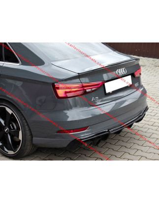 Diffusore paraurti Audi A3 8V berlina Cabrio S-Line (2016-2020) (Cod. C-C-L-CSP0635)