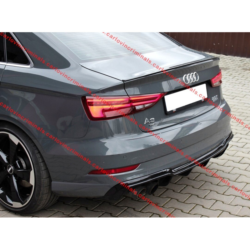 Diffusore paraurti Audi A3 8V berlina Cabrio S-Line (2016-2020) (Cod. C-C-L-CSP0635)