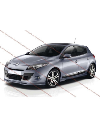Minigonne laterali Renault Megane MK3 (modello 3 e 5 porte) (Cod. C-C-L-CSP0657)
