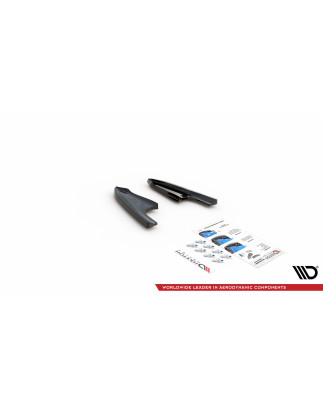 Splitters posteriori laterali V.3 for Volkswagen Golf R  Mk8 (Cod. M-VW-GO-8-R-RSD3G)