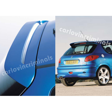 Spoiler posteriore Peugeot 206 GTI (Cod. C-C-L-CSP0662)